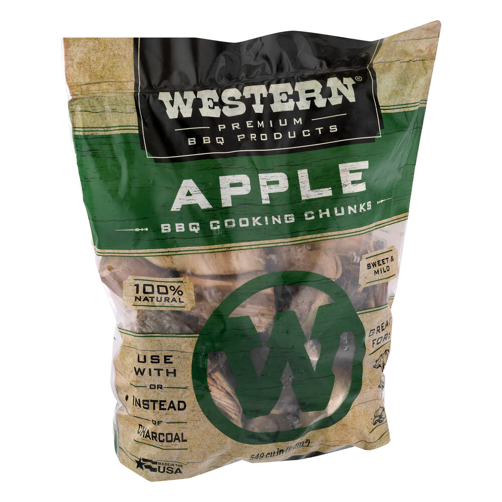 image of Premium BBQ Product Apple BBQ Cooking Chunks, 549 cu in