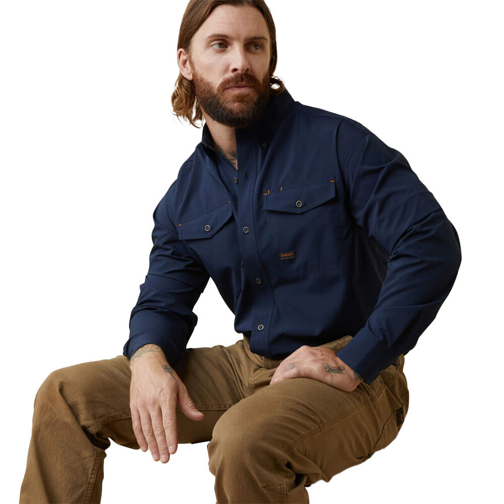 image of Men's Rebar Made Tough VentTEK DuraStretch Work Shirt
