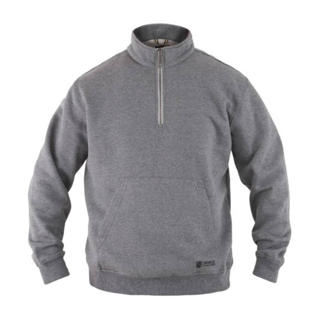 image of Men's Flex Quarter Zip Pullover- Heather Gray