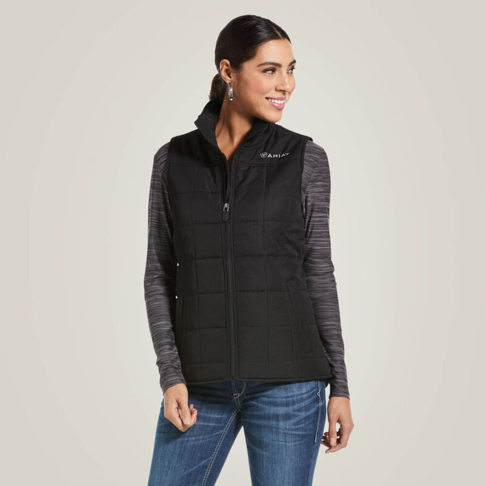 image of Women's Crius Insulated Vest, Black