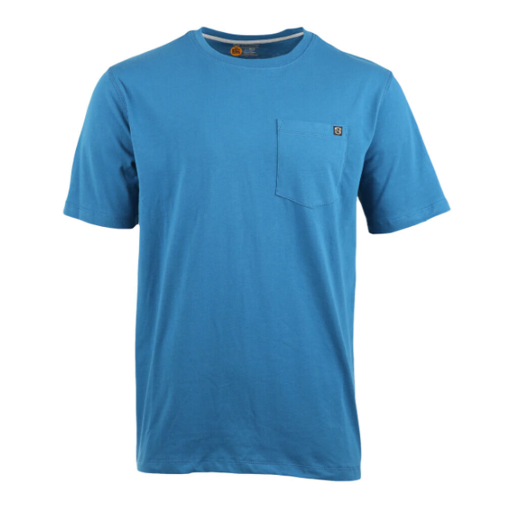 image of Men's Best Dang Short Sleeve Pocket Tee- Blue Sapphire
