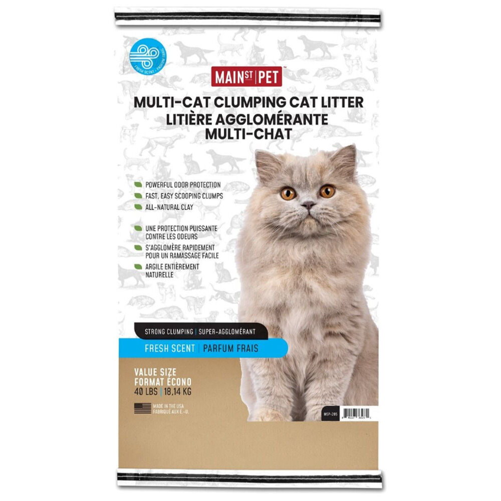 image of Multi-Cat Clumping Litter- Fresh Scent, 40 lb