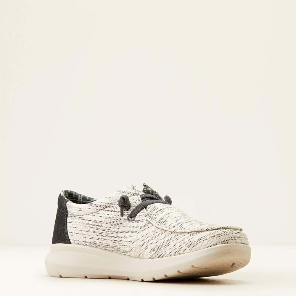image of Men's Hilo Shoe, Heathered White/Dark Denim