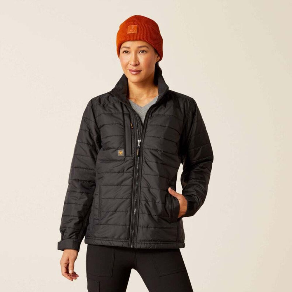 image of Women's Rebar Cordura Ripstop Lightweight Insulated Jacket, Black