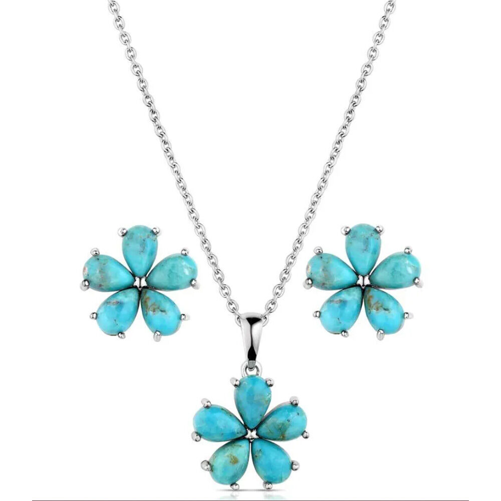 image of Women's Jewelry Set- Floral Sky
