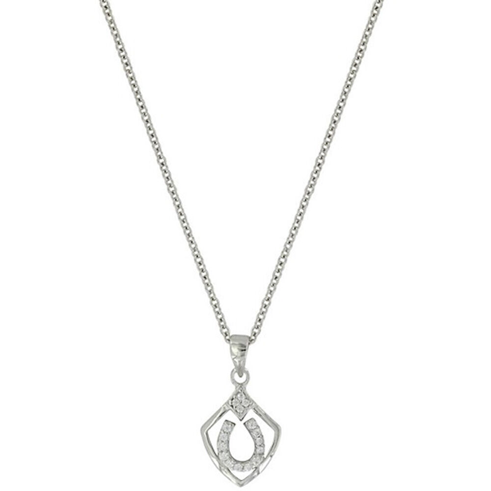 image of Women's Necklace- Shielded in Horseshoes