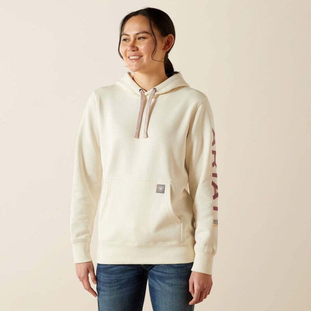 image of Women's Rebar Graphic Hoodie, Vanilla Ice/Orchid Haze