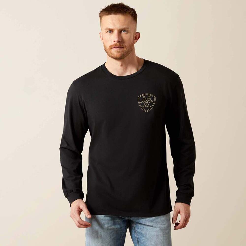 image of Men's Graphic Easy Rider T-Shirt, Black