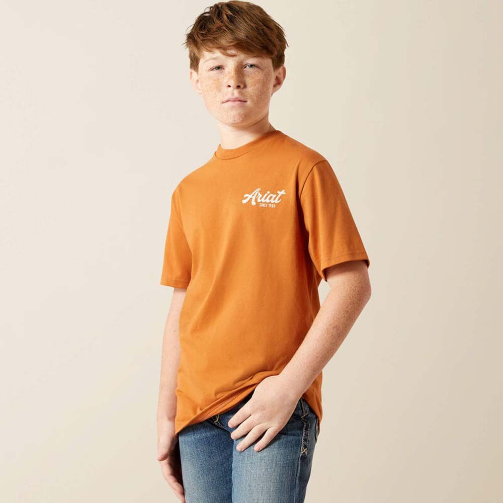 image of Boys' Graphic Short Sleeve Shirt, Adobe