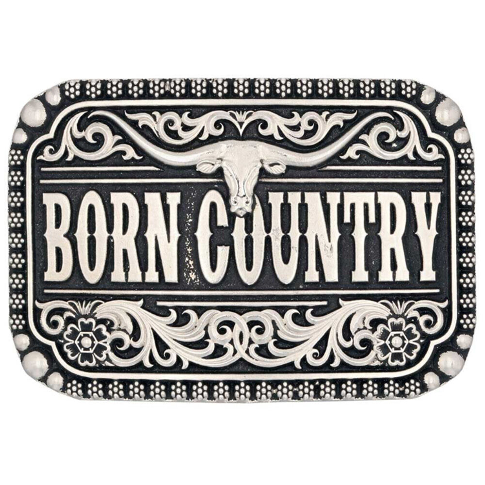image of Born Country Attitude Buckle