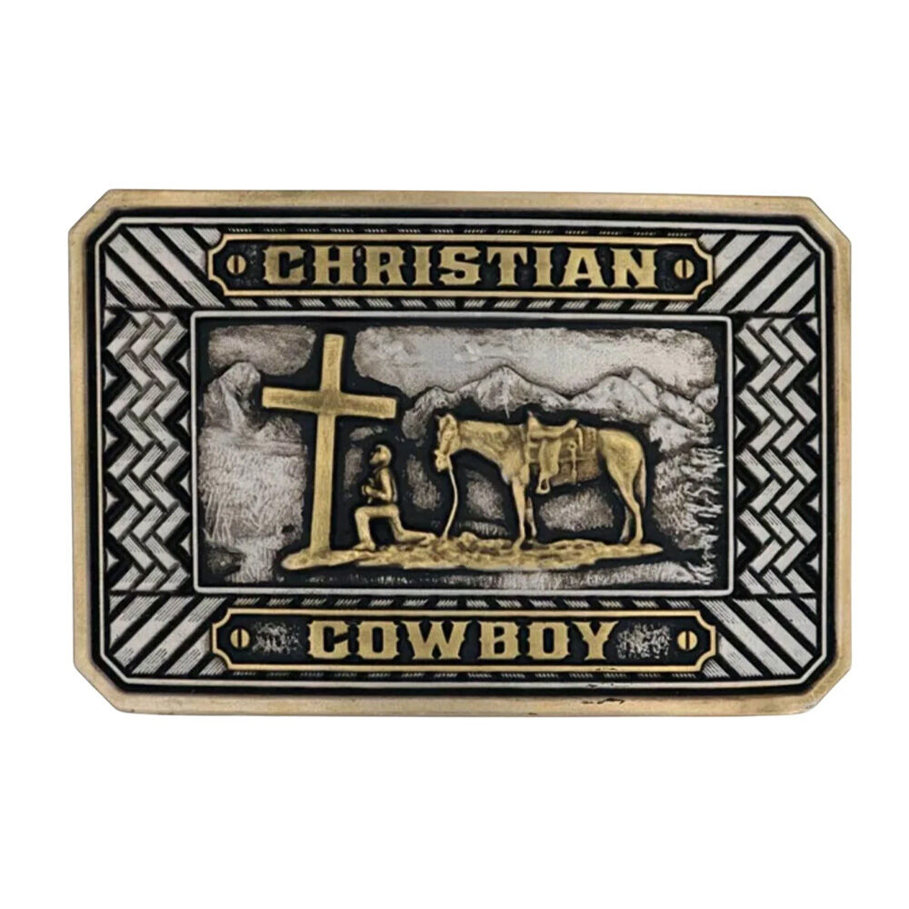 image of Men's Beaming Christian Belt Buckle