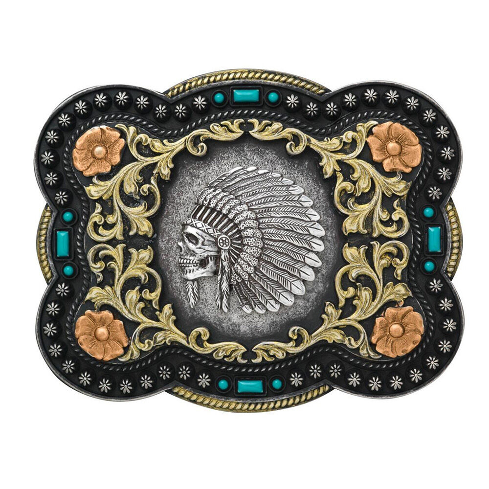 image of Skull Chief Multi Color Buckle