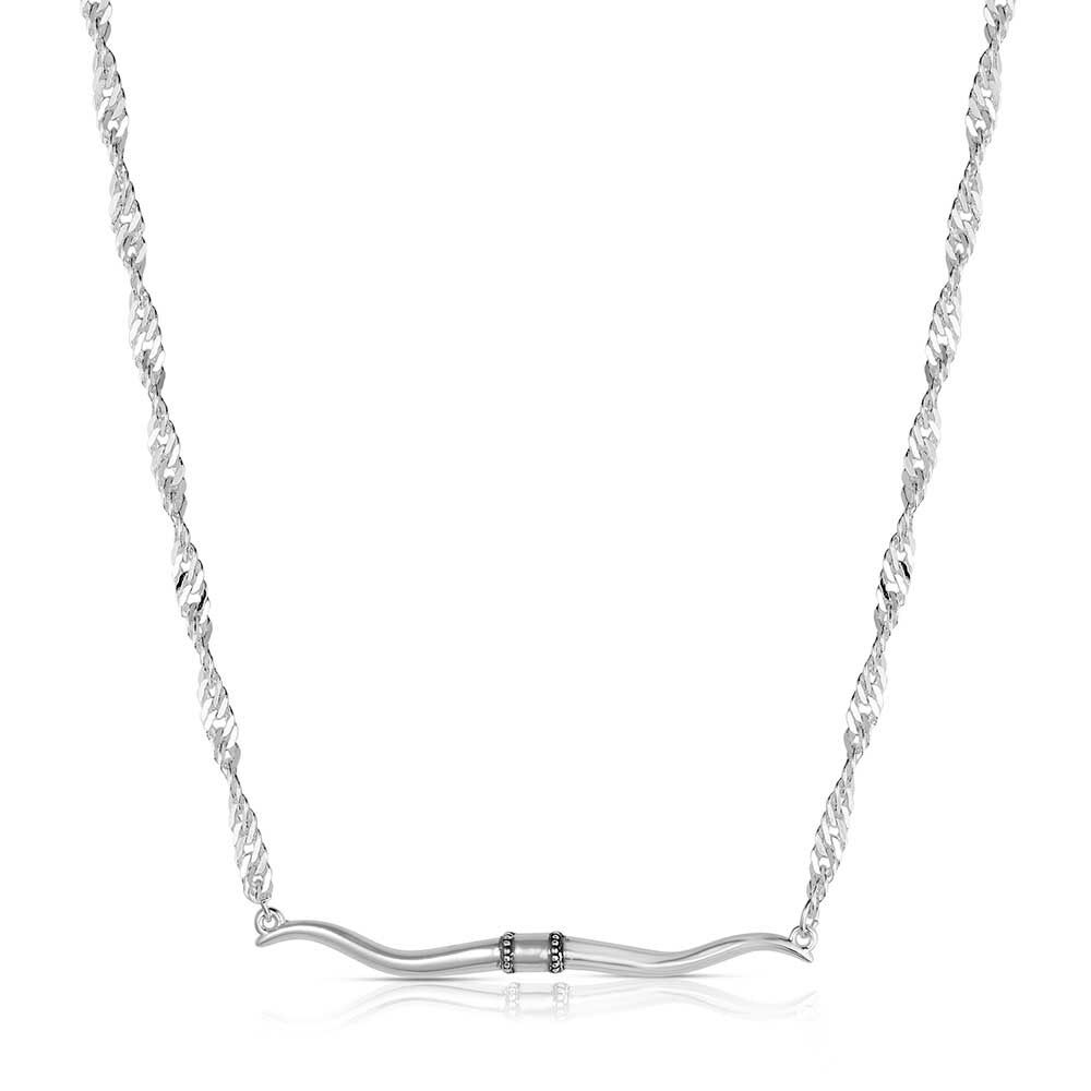 image of Women's Longhorn Bar Necklace