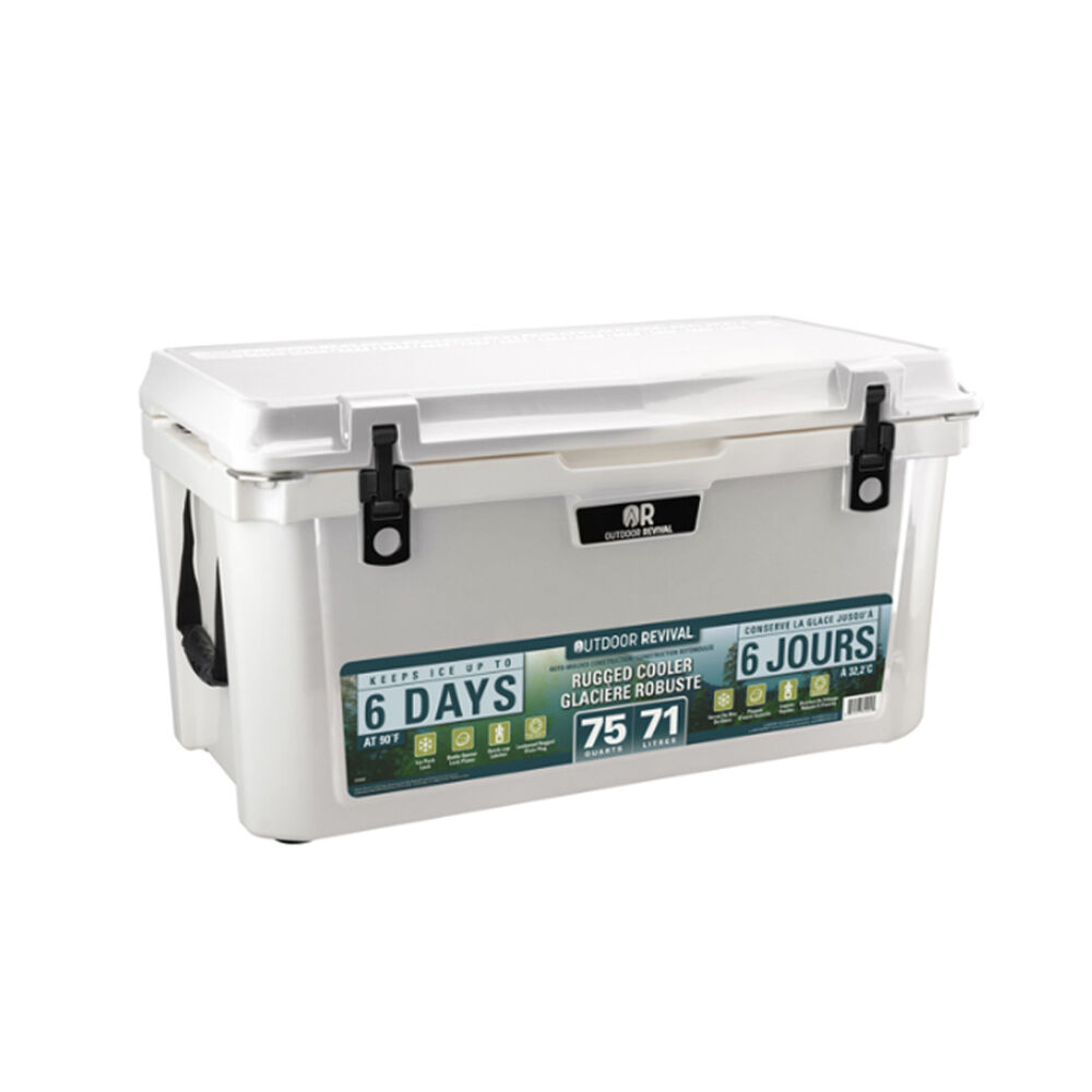 image of Hardside Cooler- White, 75 qt