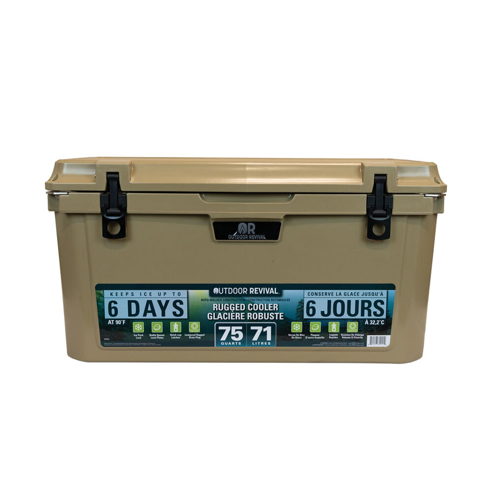 image of Hardside Cooler- Tan, 75 qt