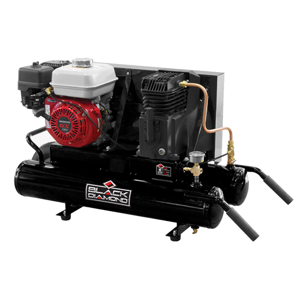 image of 8 gal Wheel Barrow Gas Air Compressor