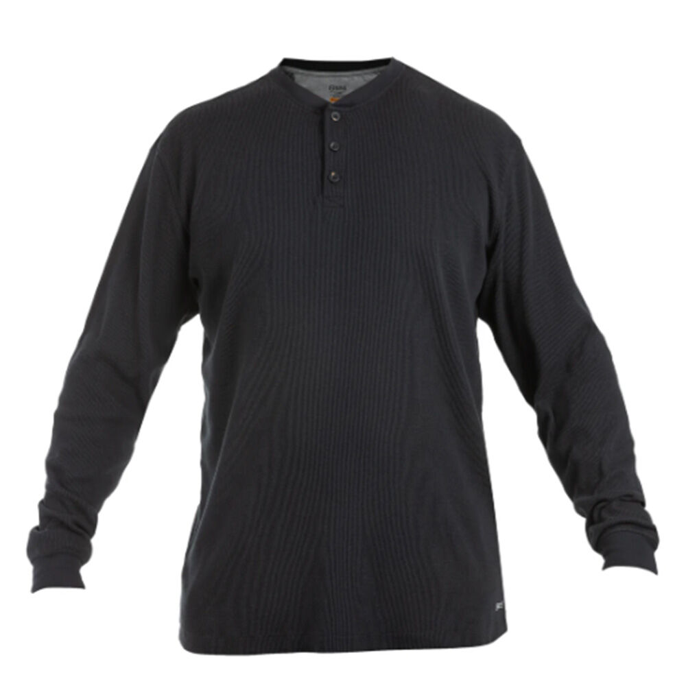 image of Men's FullFlexx Henley Long Sleeve Shirt