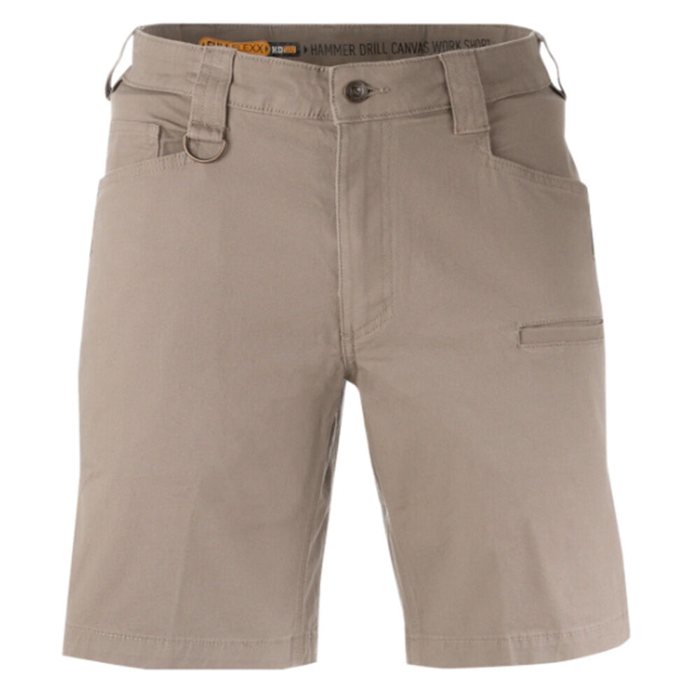 image of Men's FullFlexx HD Canvas Work Short- Dark Khaki