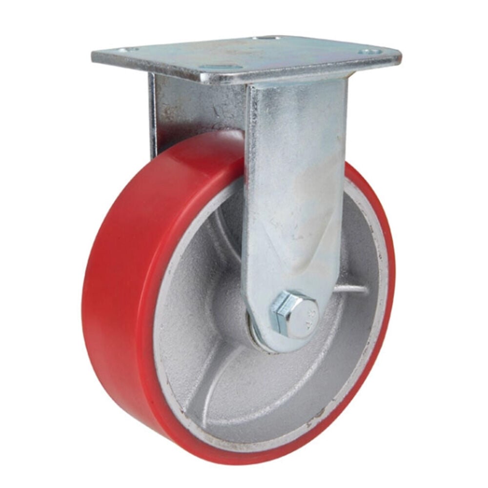 image of 8 in Polyurethane Rigid Plate Caster