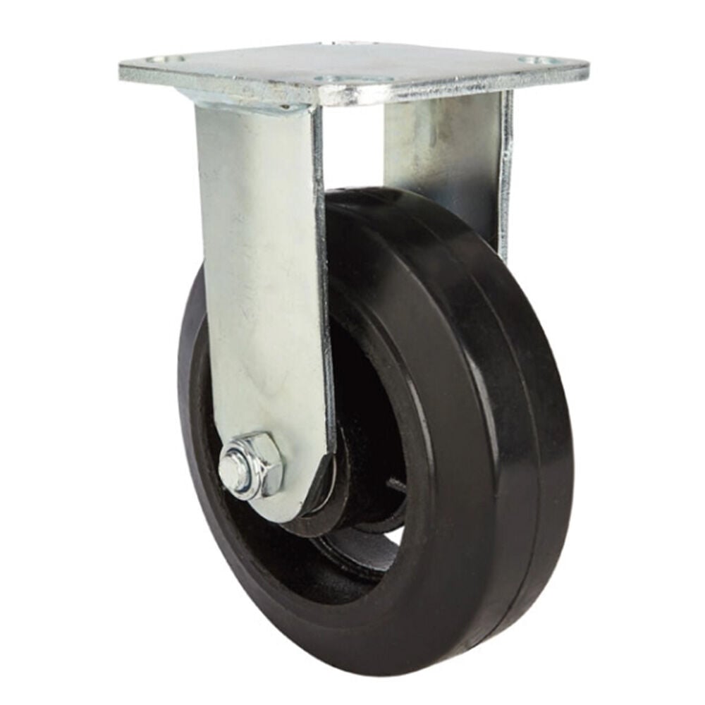 image of 8 in Rubber Rigid Plate Caster