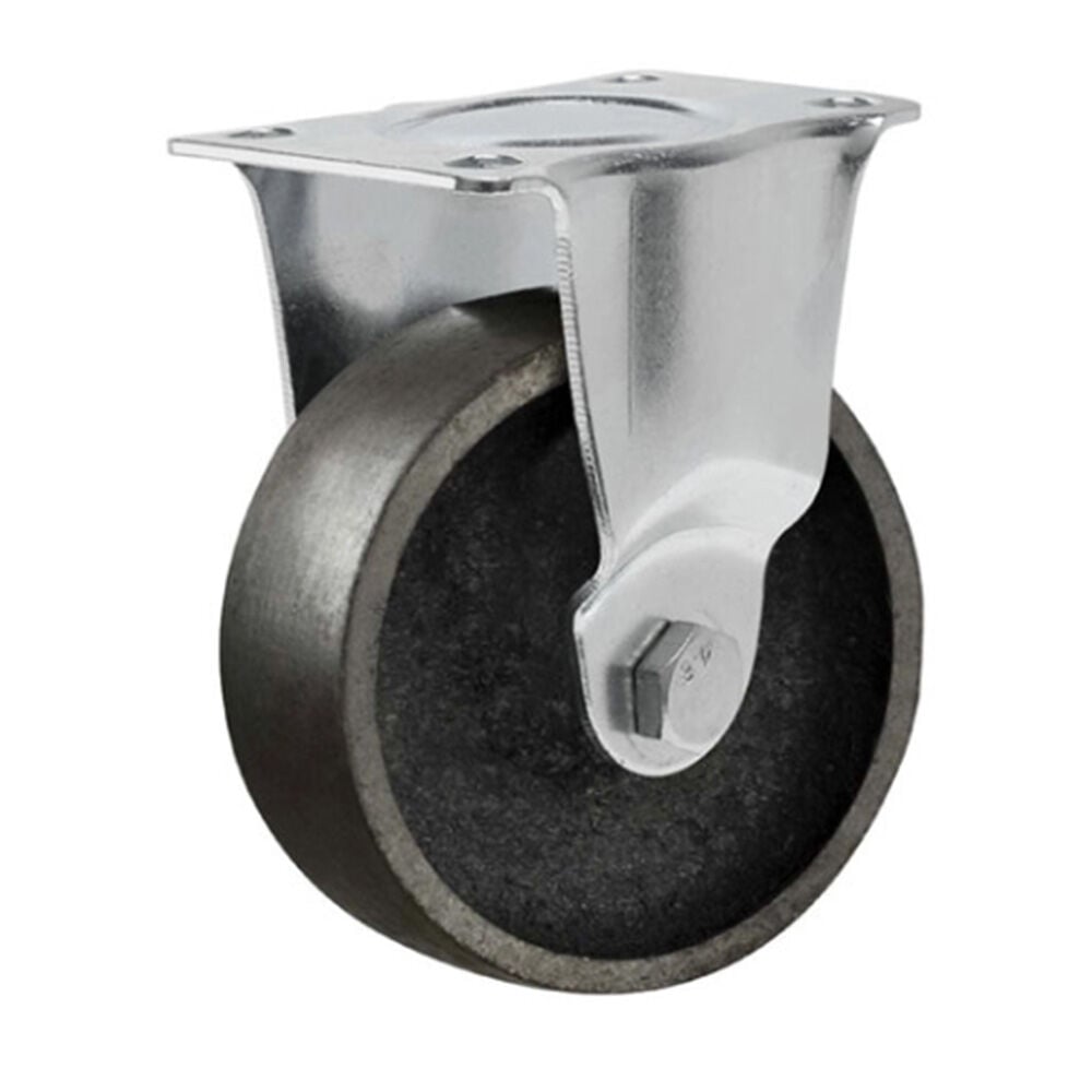 image of 3 in Rigid Plate Steel Caster