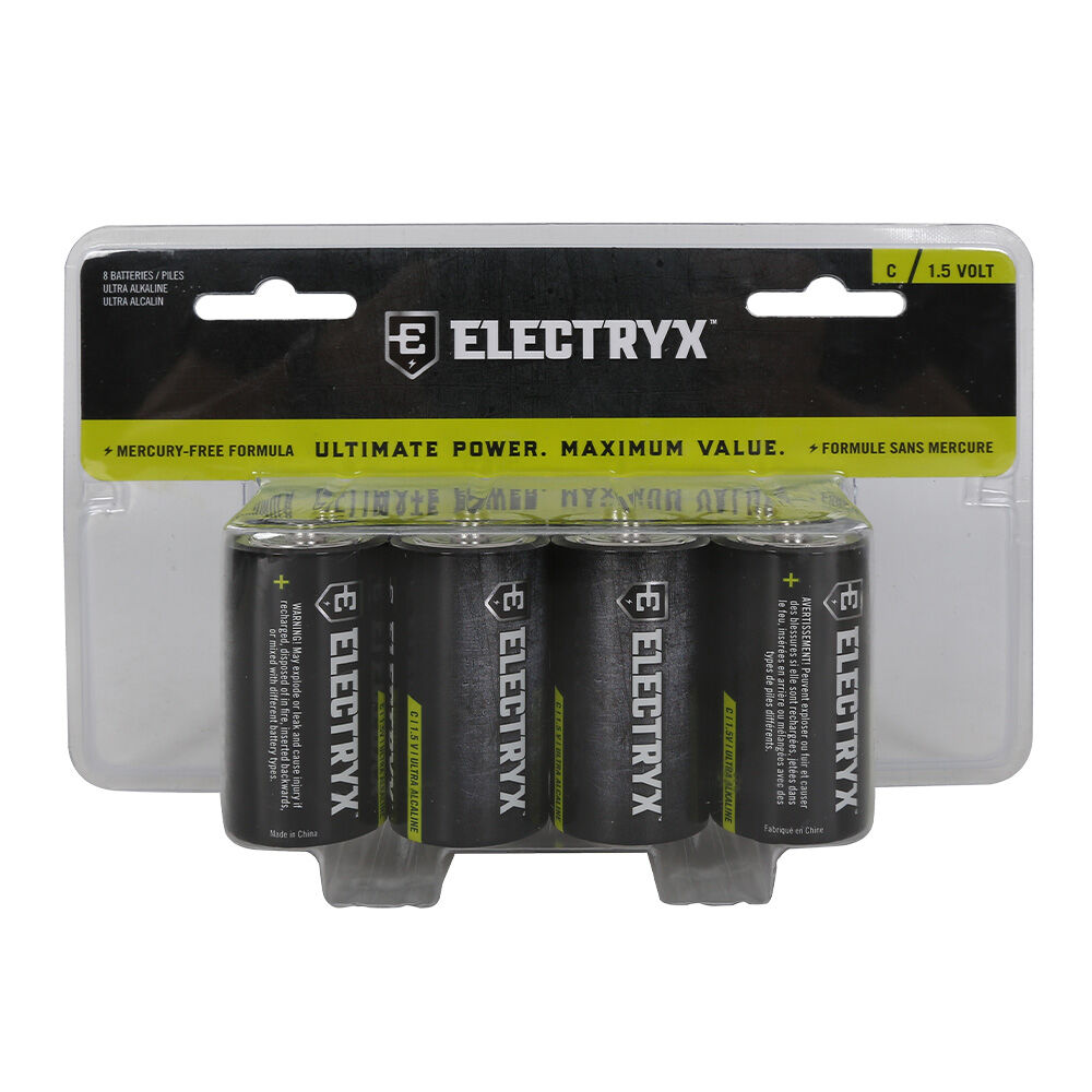 image of 1.5 Volt Ultra C Alkaline Batteries, 8 pk