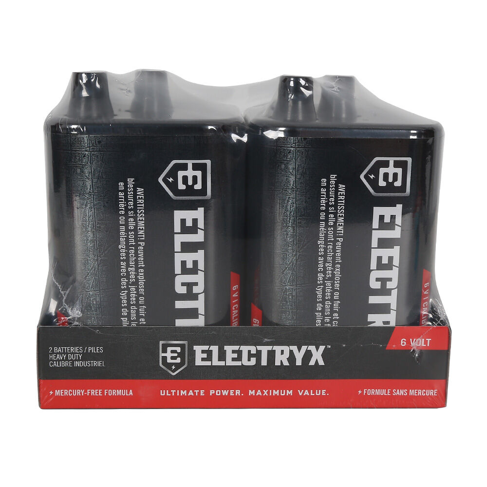 image of 6 Volt Heavy Duty Ultra Alkaline Batteries, 2 pk