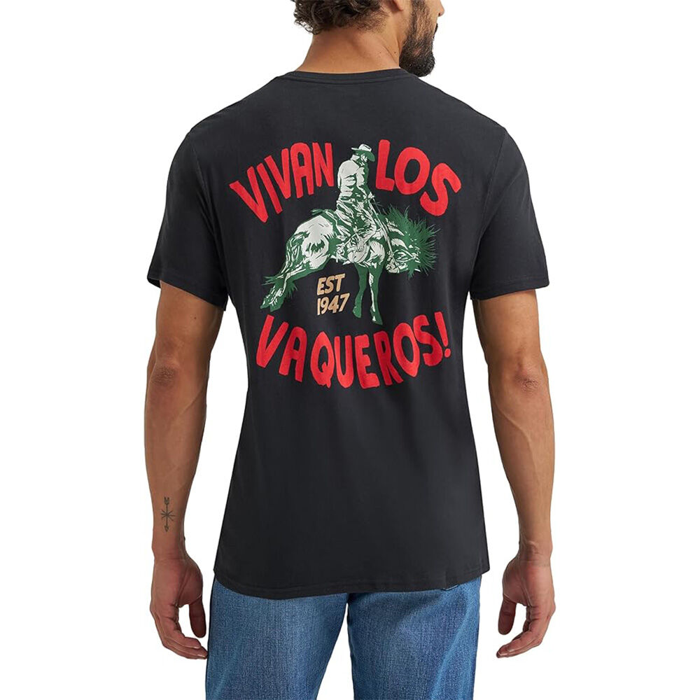image of Men's Vivan Los Vaqueros! Short Sleeve Graphic T-Shirt