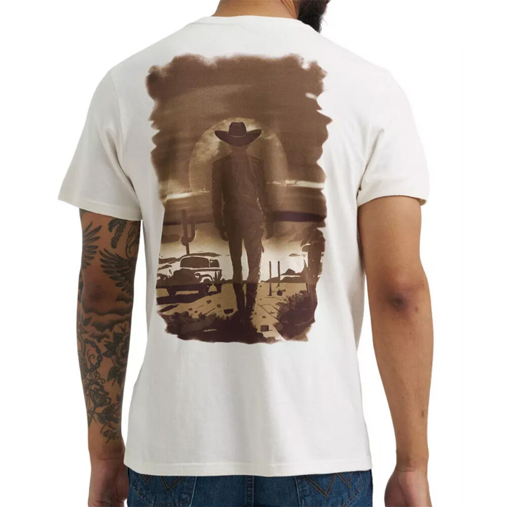 image of Men's Cowboy Desert Short Sleeve Graphic T-Shirt