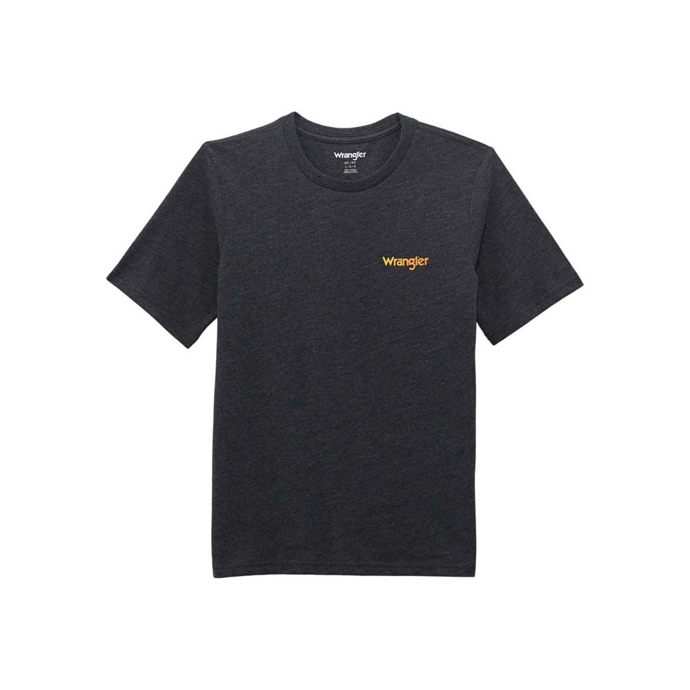 image of Kid's Graphic Short Sleeve T-Shirt, Ashley Washed Black