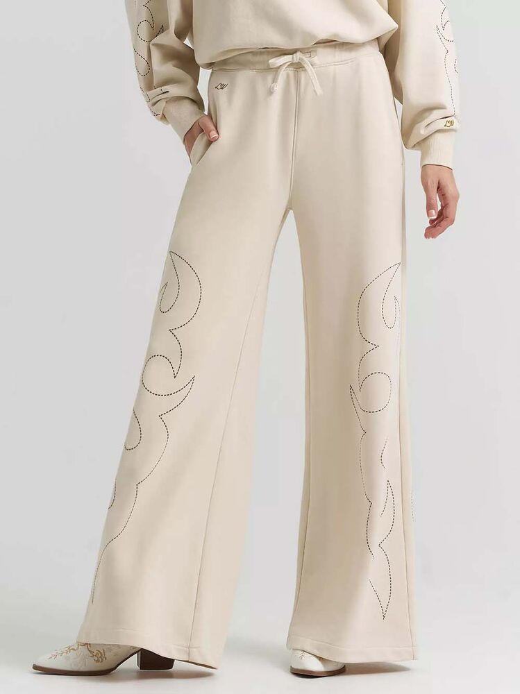 image of Women's Lainey Wilson Cowboy Sweatpants, Cocoa Crème