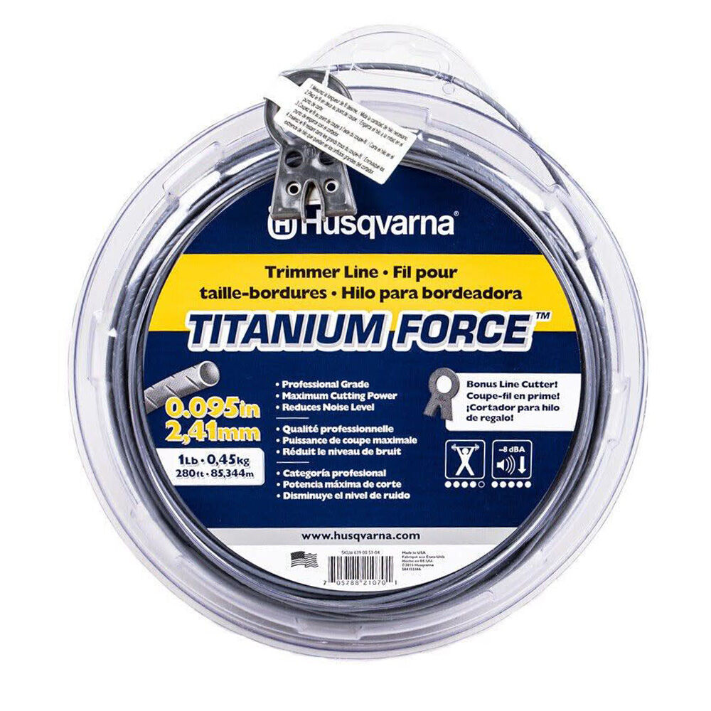 image of 0.095 in Titanium Force String Trimmer Line, 200 ft
