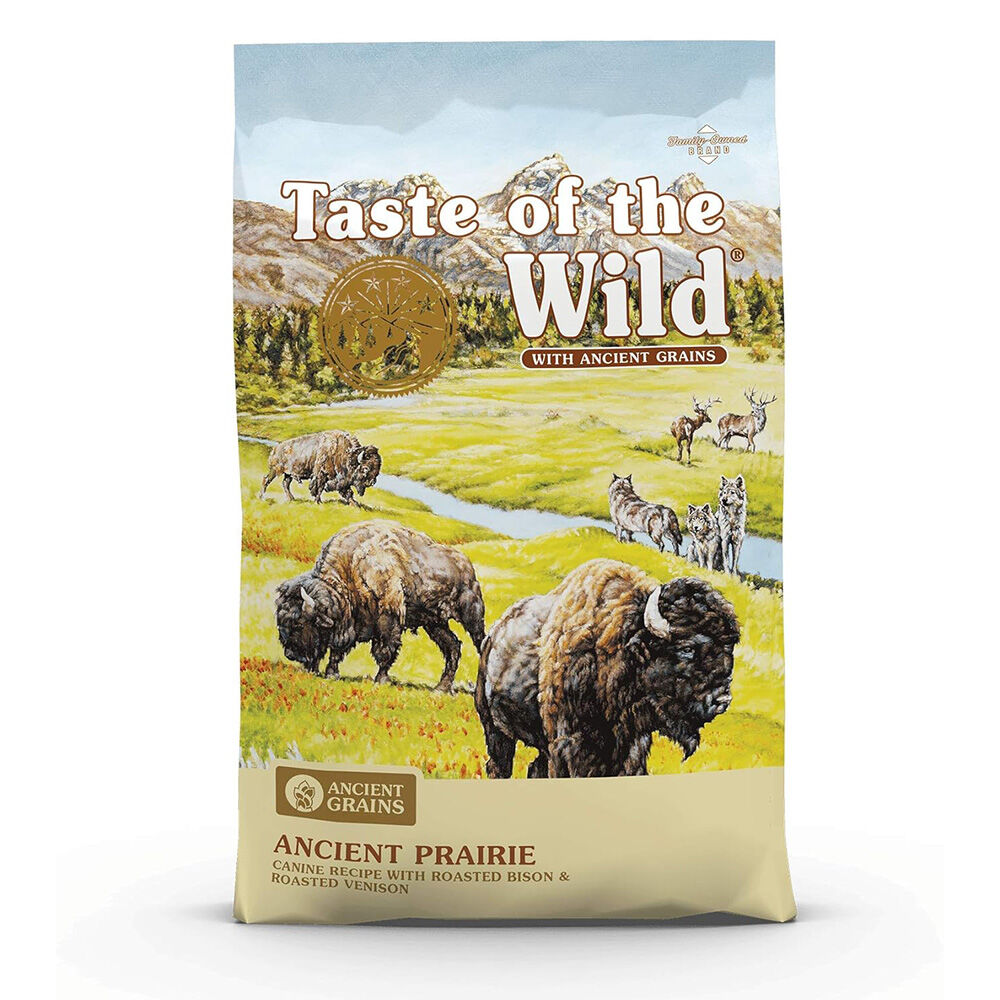 image of Taste of the Wild Dry Dog Food- Ancient Prairie, Roasted Bison and Venison, 5 lb