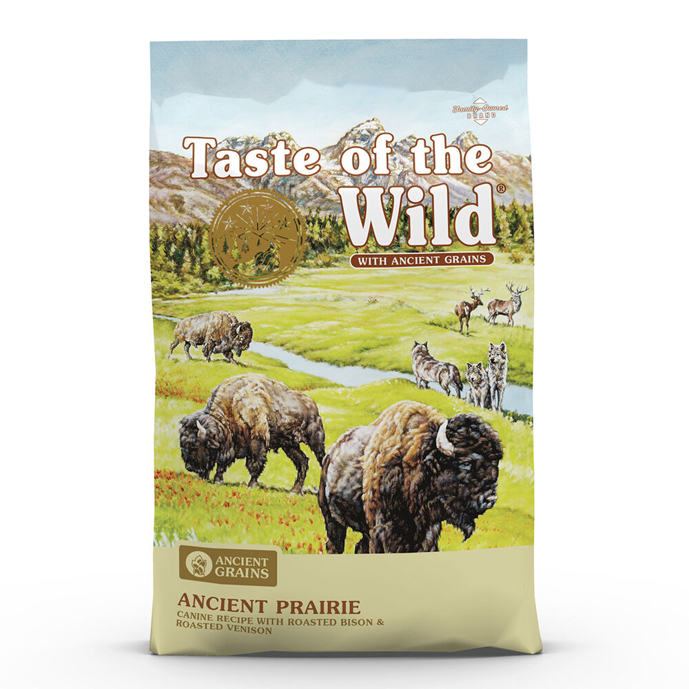 image of Taste of the Wild Dry Dog Food- Ancient Prairie, Roasted Bison and Venison, 5 lb