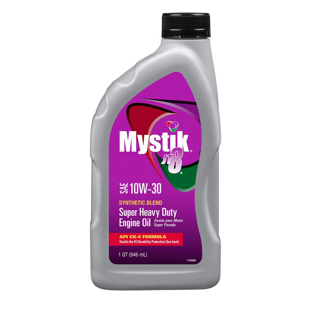 image of JT8 Synthetic Blend Super Heavy Duty Engine Oil SAE 10W30, 1 qt