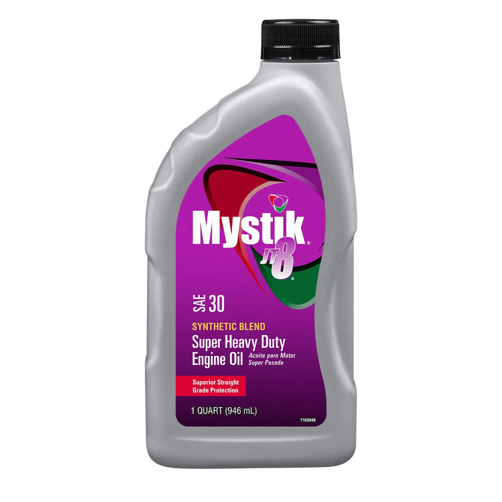 image of JT8 Synthetic Blend Super Heavy Duty Engine Oil SAE 30W, 1 qt