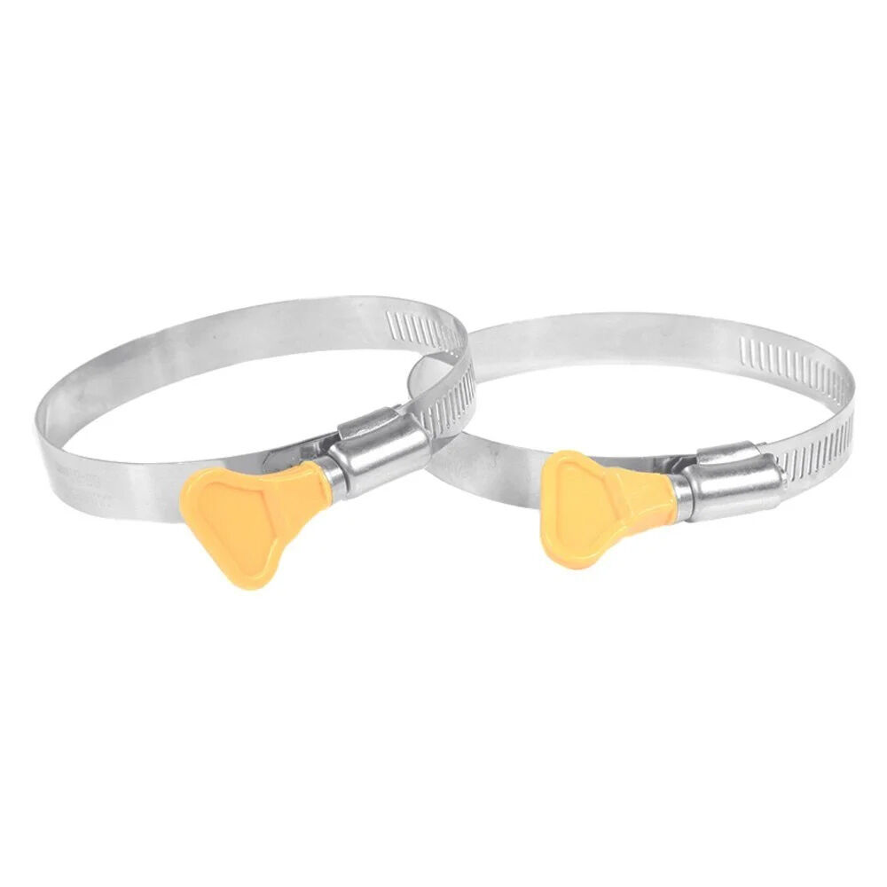 image of 3 in Sewer Hose Twist-It Clamps, 2 pk