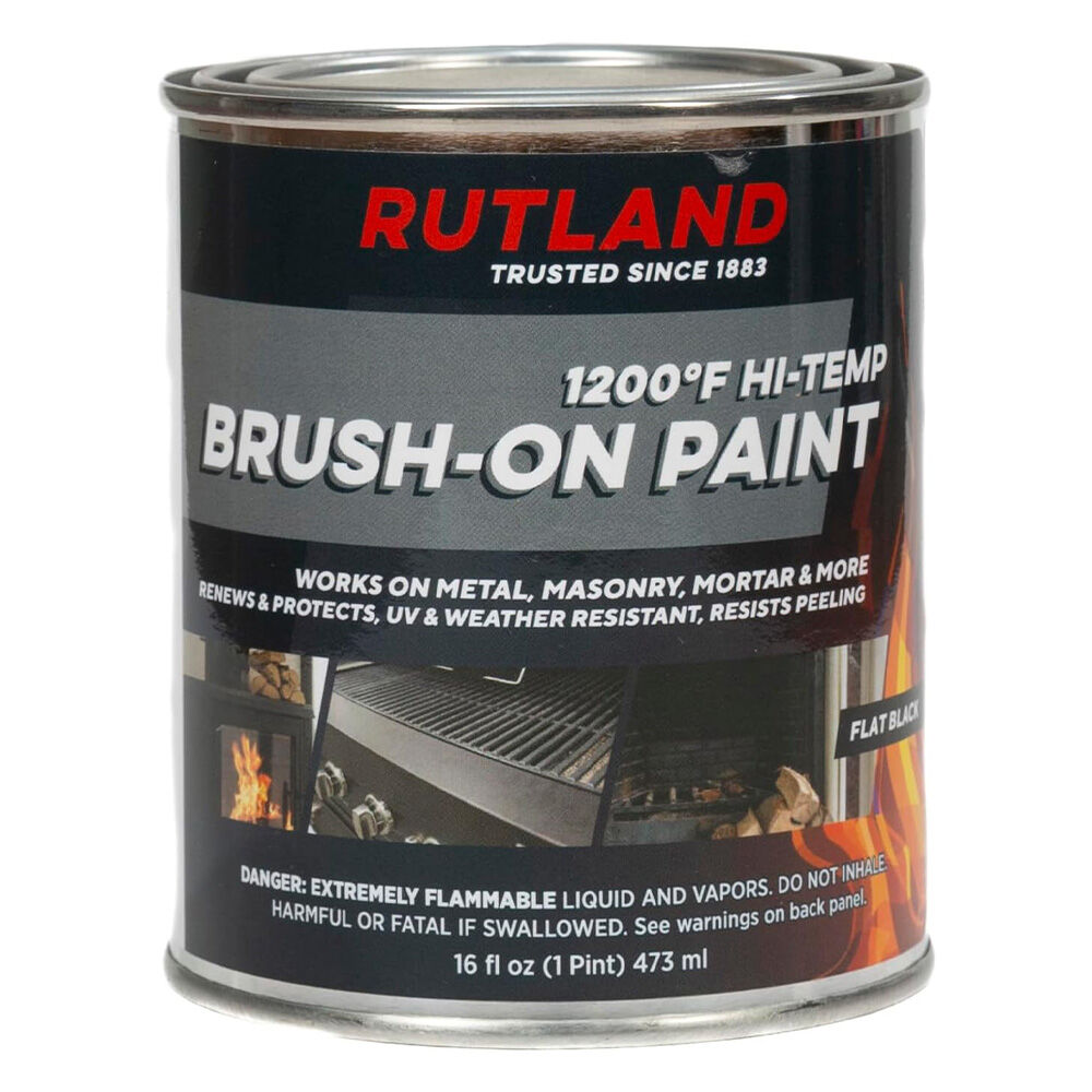 image of 1200°F Hi-Temp Brush-On Paint, 16 fl oz