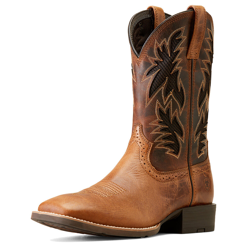 image of Men's Dark Tan Sport Cool VentTEK Western Boot