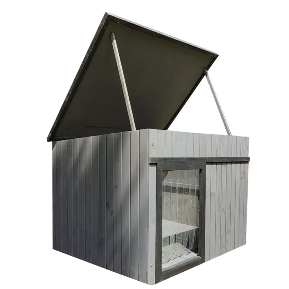 image of 44 in x 36 in x 33 in XL Wooden Dog House