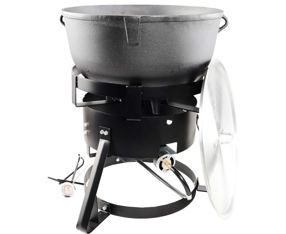 image of Cast Iron Jambalaya Pot & Cooker Package, 10 gal