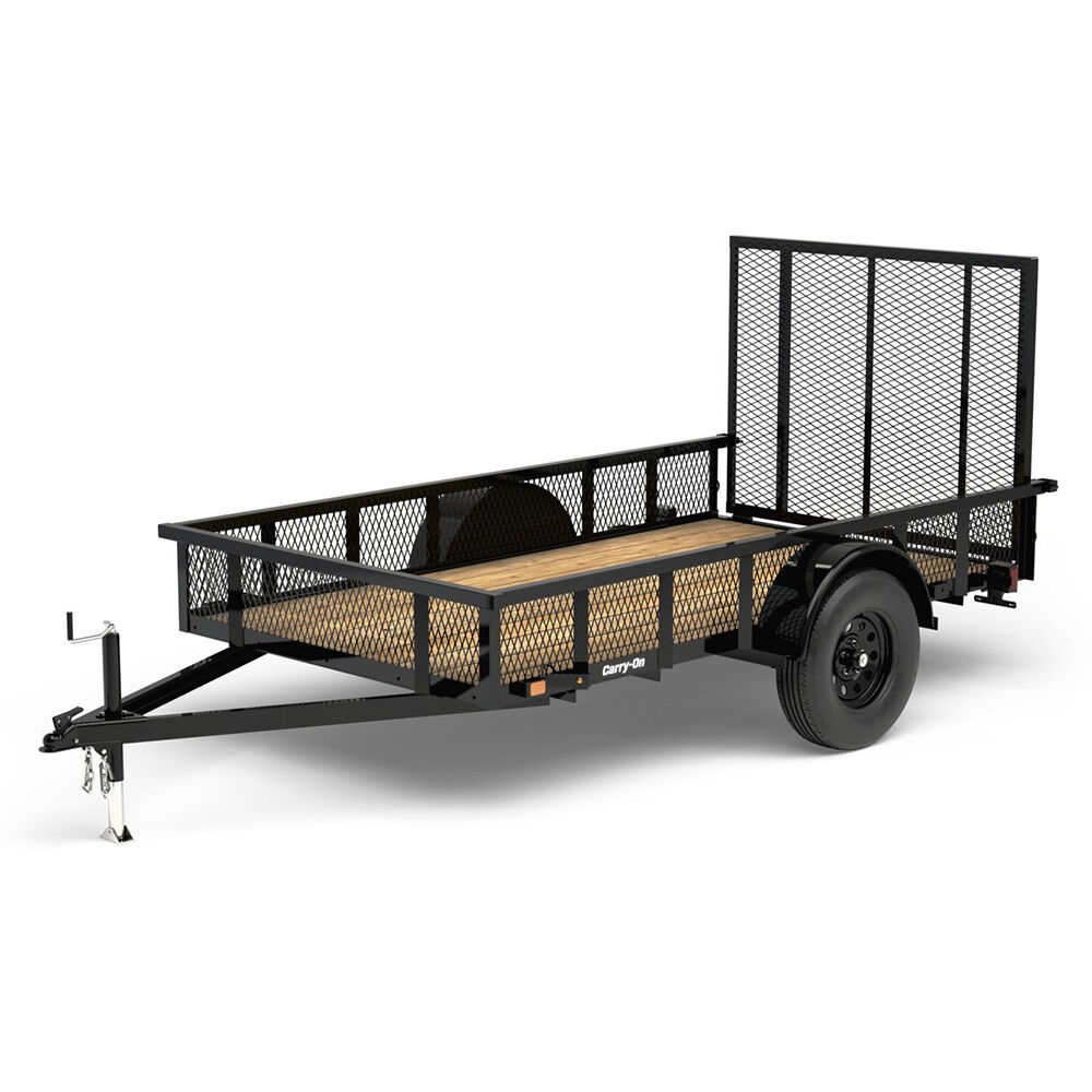 image of 5 1/2 ft x 10 ft Mesh Side Utility Trailer