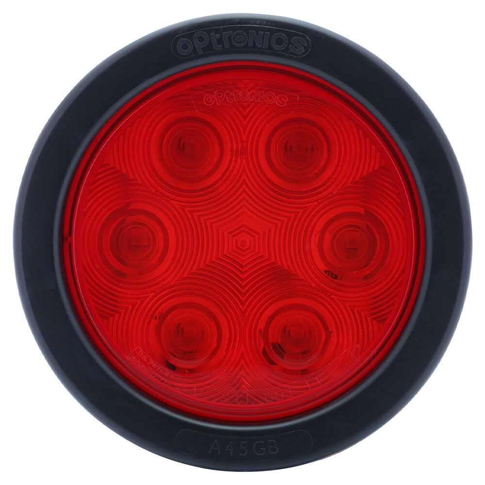 image of 4 in Red LED Round Stop/Turn/Tail Light Kit