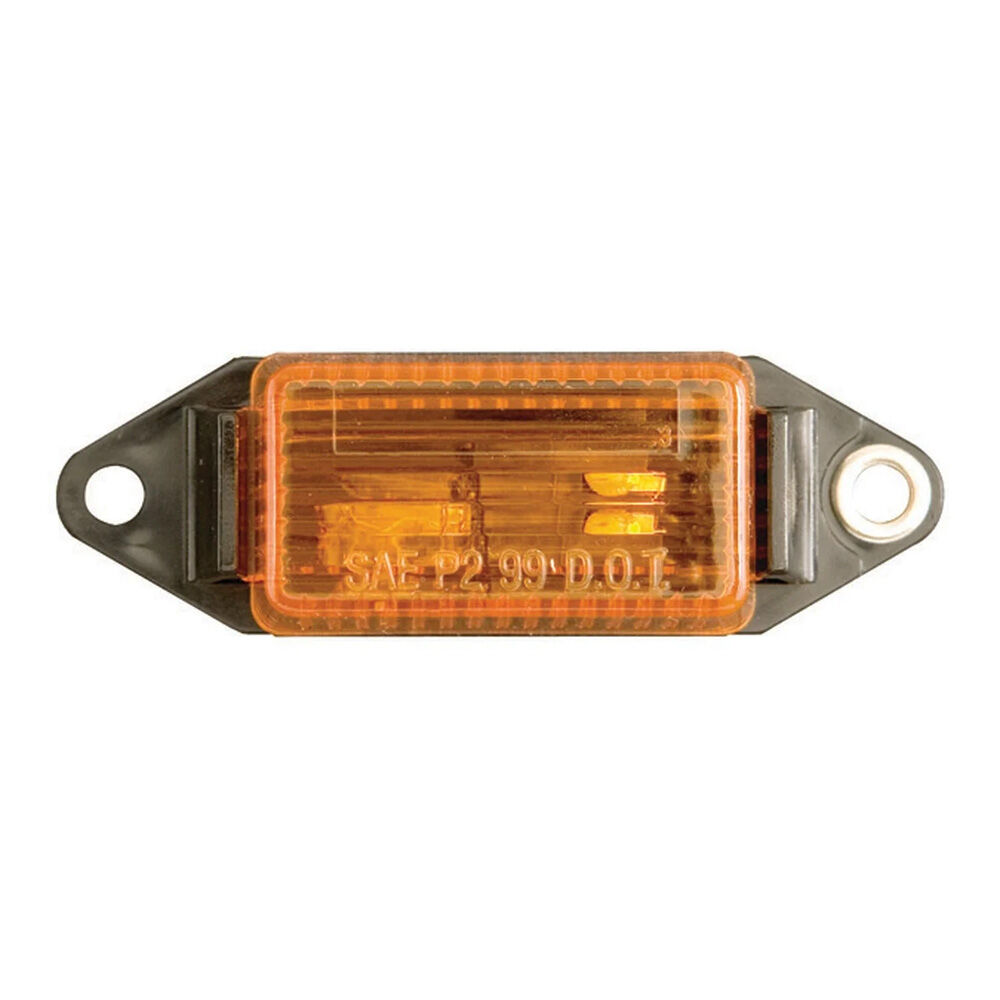 image of 2 in Amber Mini Rectangle Marker/Clearance Light