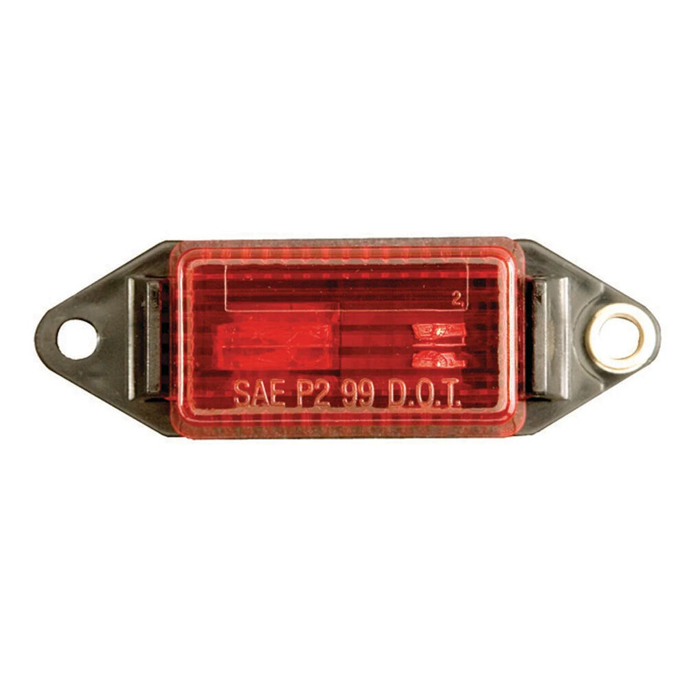 image of 2 in Red Mini Rectangle Marker/Clearance Light