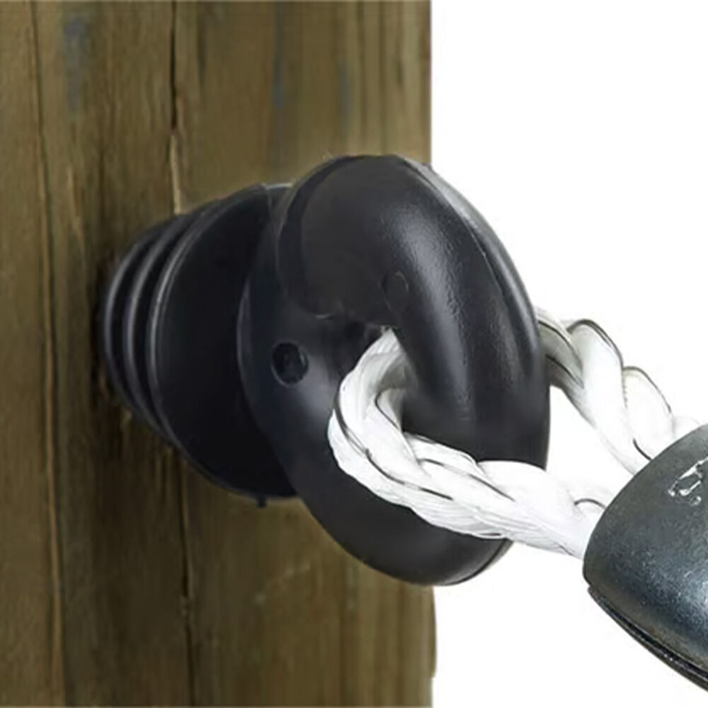 image of Electric Fence Insulator, Black, 25 pc