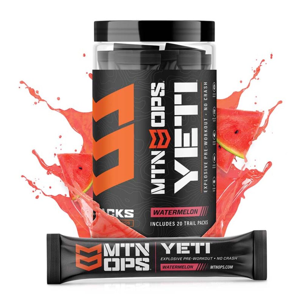 image of YETI Energy Drink Powder, 20 Servings, Watermelon