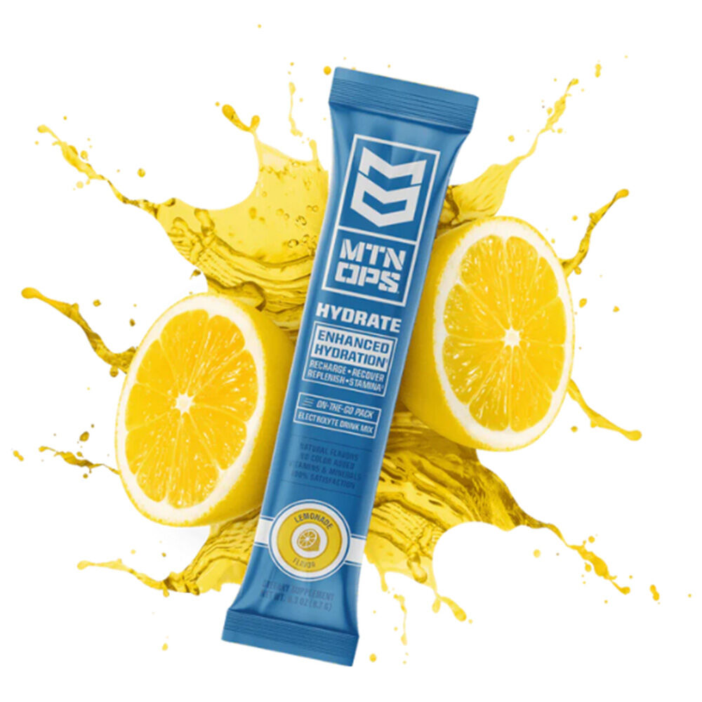 image of HYDRATE Electrolyte Drink Mix, Single, Lemonade