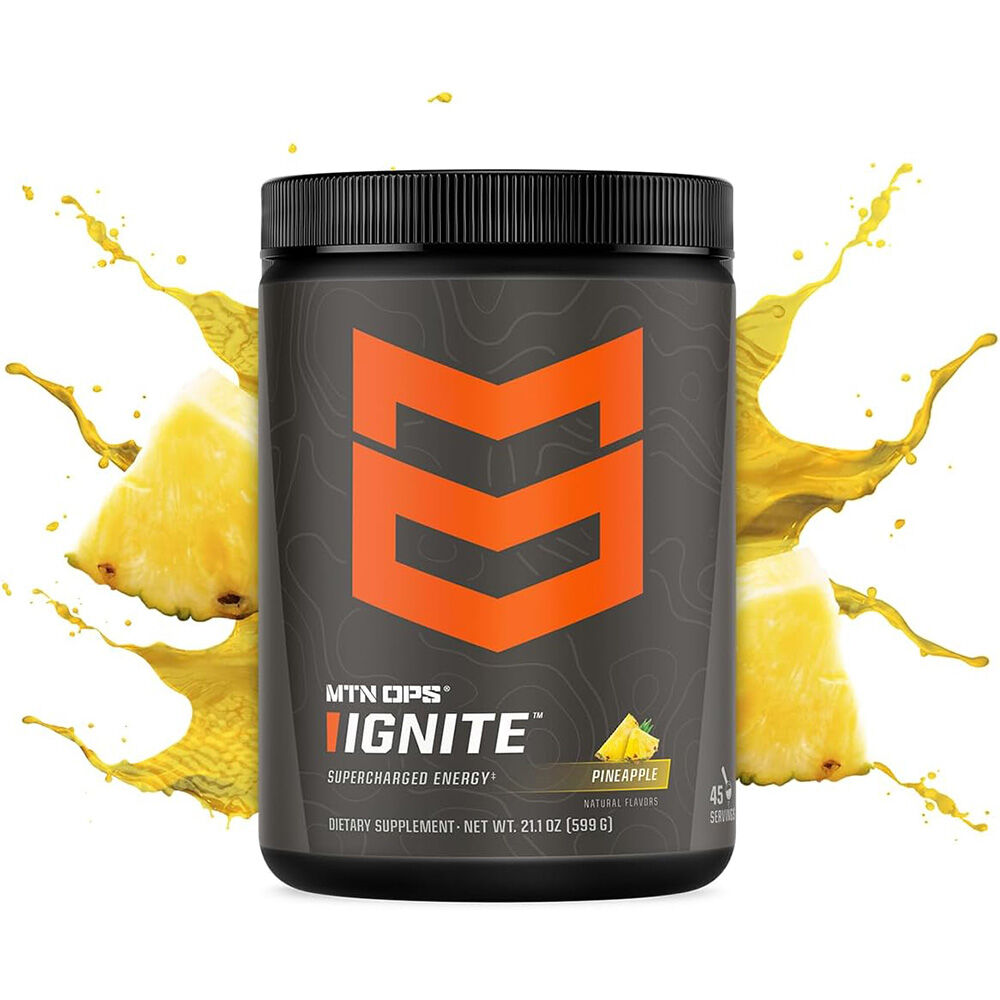 image of IGNITE Energy Drink Powder, 45 Servings, Pineapple