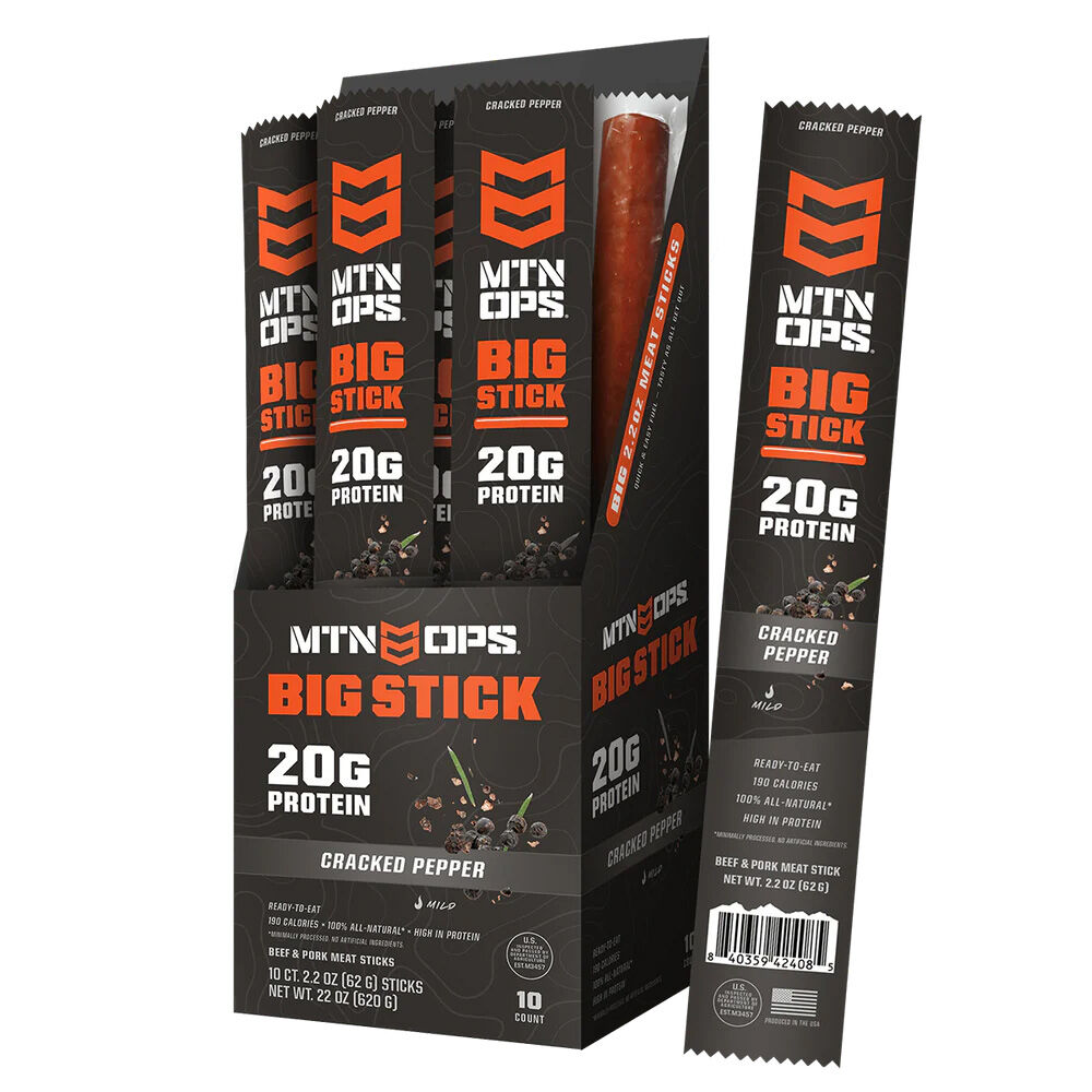 image of BIG STICK High Protein Meat Stick, Cracked Pepper